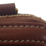 セリーヌ CELINE チェーン付きクラッチキュイル 10E383DR8.04LU ショルダーバッグ カーフ タン ゴールド金具 レディース【中古】【Aランク】