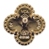 ヴァンクリーフ＆アーペル Van Cleef & Arpels スウィートアルハンブラ ピアス K18イエローゴールド オニキス レディース【中古】【Aランク】