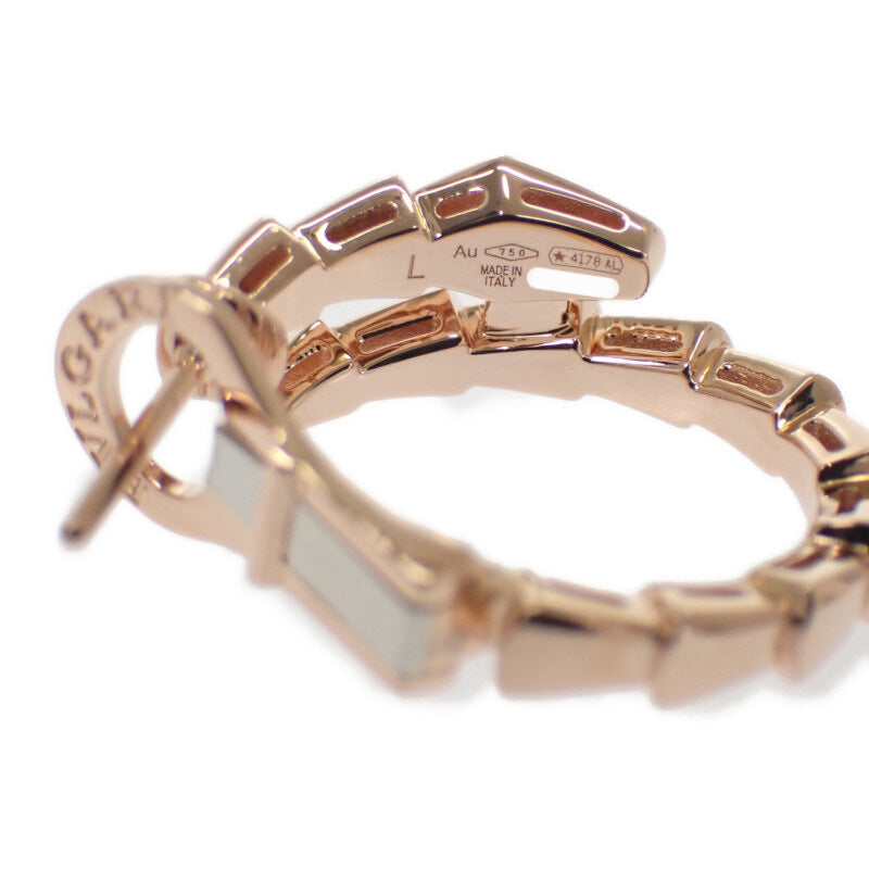 ブルガリ BVLGARI セルペンティ ヴァイパー イヤリング 361293 ピアス K18ピンクゴールド レディース【中古】【Aランク】
