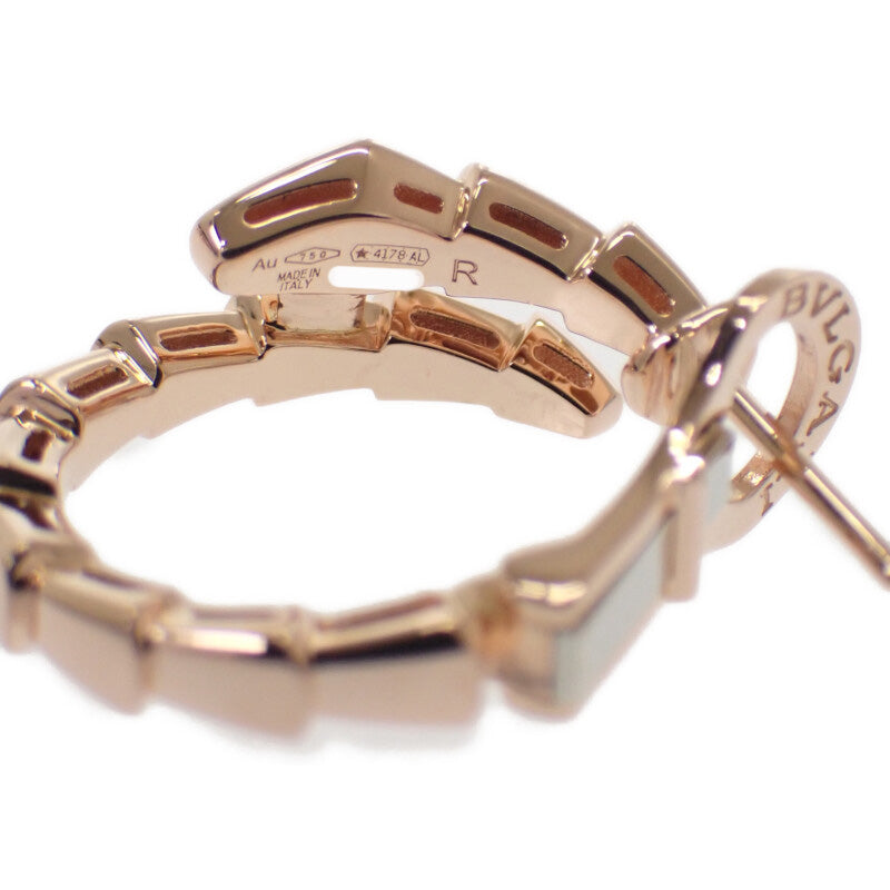 ブルガリ BVLGARI セルペンティ ヴァイパー イヤリング 361293 ピアス K18ピンクゴールド レディース【中古】【Aランク】