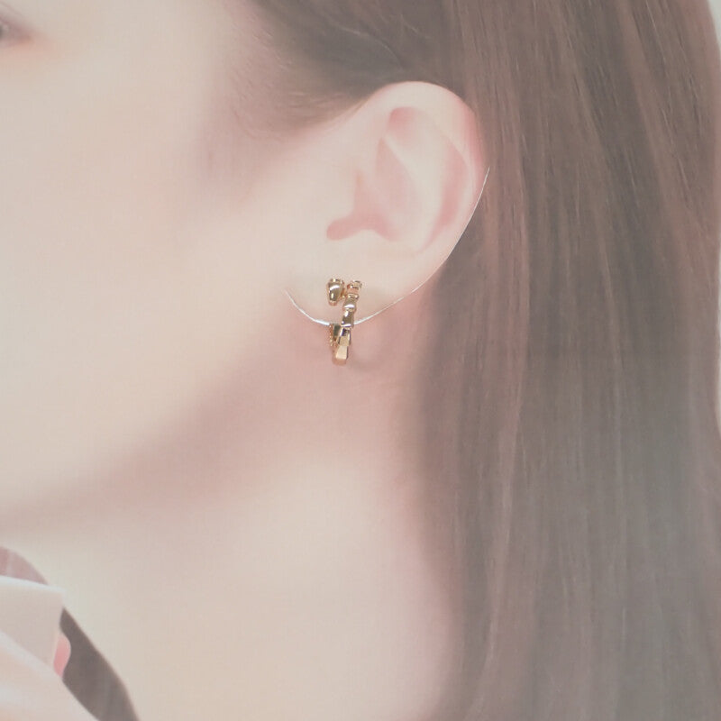 ブルガリ BVLGARI セルペンティ ヴァイパー イヤリング 361293 ピアス K18ピンクゴールド レディース【中古】【Aランク】