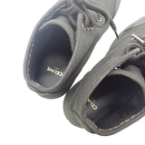 セリーヌ CELINE パタパンレースアップ ハイカット 343142198C.38NO スニーカー キャンバス レザー ブラック 35 レディース【中古】【Aランク】