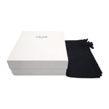 セリーヌ CELINE パタパンレースアップ ハイカット 343142198C.38NO スニーカー キャンバス レザー ブラック 35 レディース【中古】【Aランク】