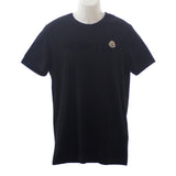 モンクレール MONCLER ロゴ M I10918C00064_8390T 半袖Ｔシャツ コットン ブラック メンズ【中古】【Aランク】