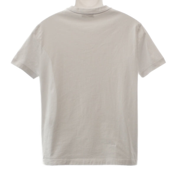 プラダ PRADA ロゴ L UJN555_R182_125E 半袖Ｔシャツ コットン ホワイト メンズ【中古】【Aランク】