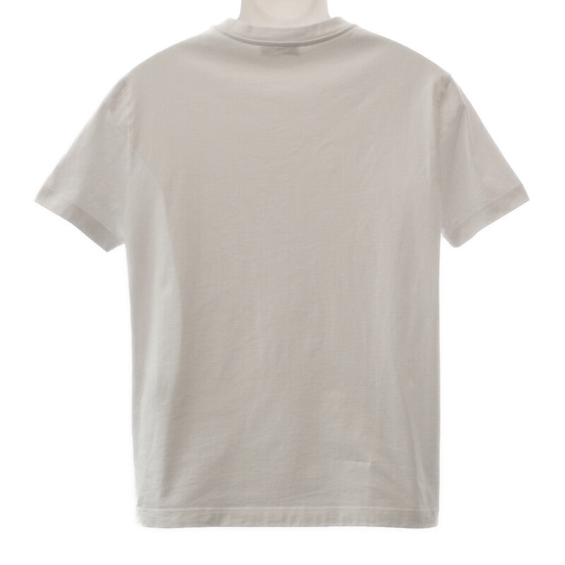 プラダ PRADA ロゴ L UJN555_R182_125E 半袖Ｔシャツ コットン ホワイト メンズ【中古】【Aランク】