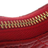 ディオール Dior アムールカロチェーンハートポーチ S5097UNID_M61R ショルダーバッグ カーフ レッド ゴールド金具 レディース【中古】【ABランク】