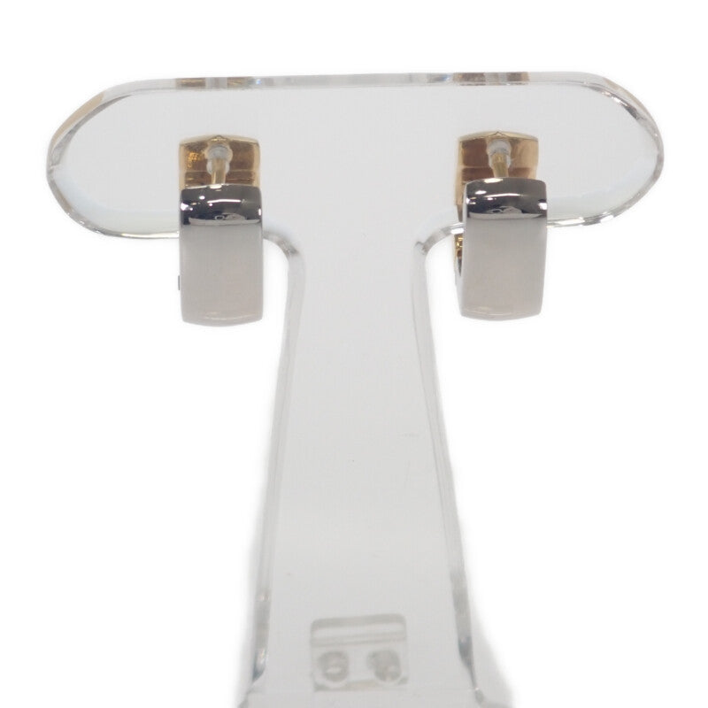 ルイヴィトン LOUIS VUITTON ブックレドレイユ ナノグラム GP M00397 ピアス メタル ゴールド シルバー レディース【中古】【ABランク】