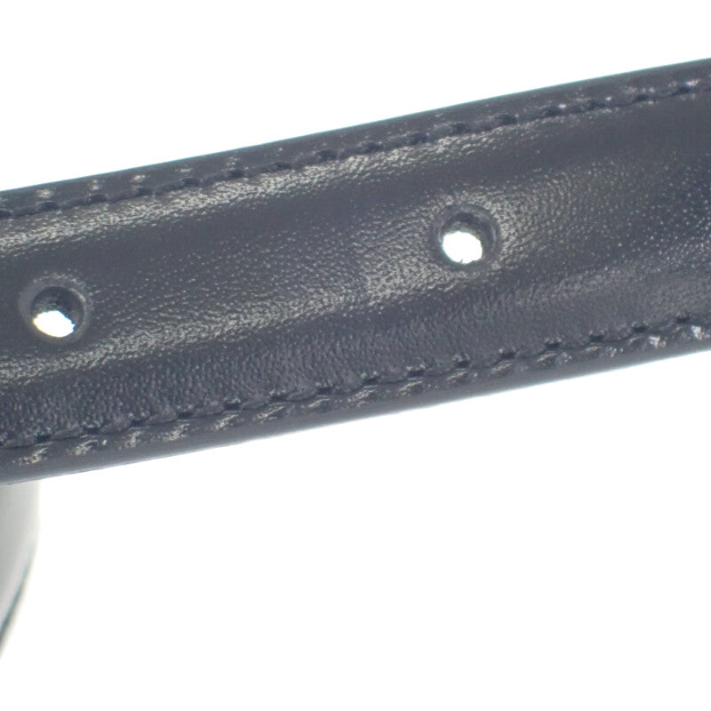 セリーヌ CELINE エレガントチャーム トリオンフ 80 45BBQ3A01.38NO ベルト トリヨンクレマンス ブラック ゴールド金具 レディース【中古】【Aランク】