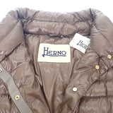 ヘルノ Herno ソフィア 40 P10046DIC-12017-2700 ダウンジャケット ナイロン ブラウン レディース【中古】【Aランク】