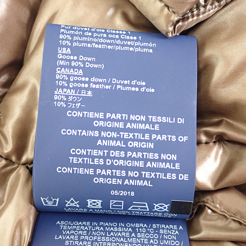 ヘルノ Herno ソフィア 40 P10046DIC-12017-2700 ダウンジャケット ナイロン ブラウン レディース【中古】【Aランク】