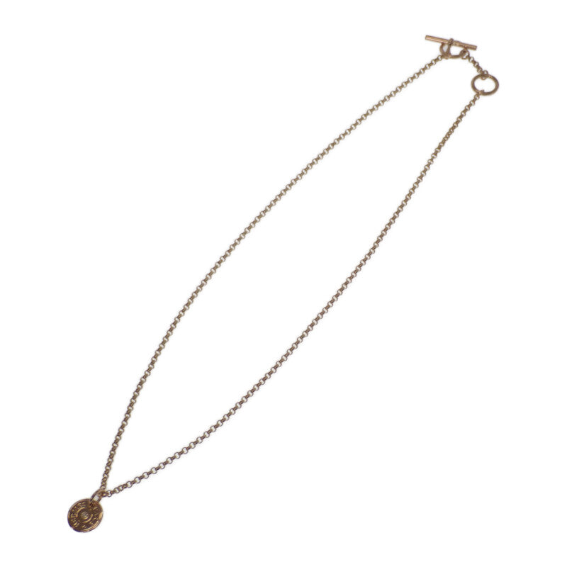 エルメス HERMES ガンバードクルードセル エクスリブリス H216330B_00 ネックレス K18ピンクゴールド ダイヤモンド レディース【中古】【Aランク】