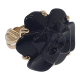 シャネル CHANEL カメリア 16号 リング K18イエローゴールド オニキス レディース【中古】【Aランク】