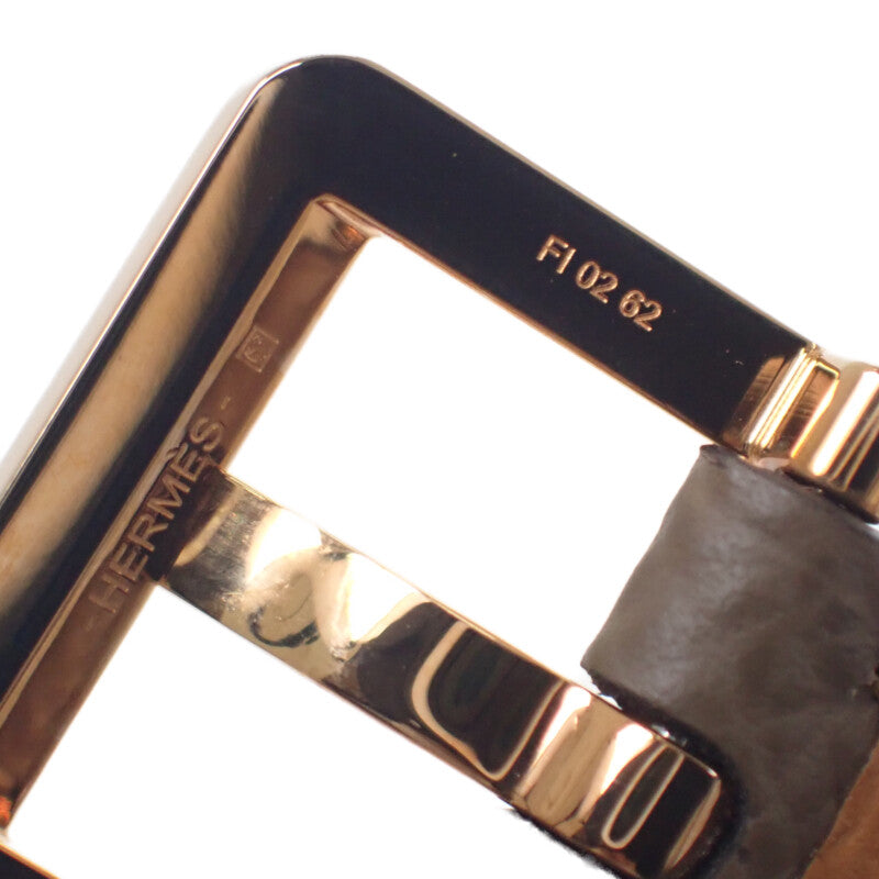 エルメス HERMES ポップH 15 アッシュ H081087 ベルト ヴォーエプソン