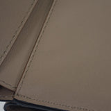 ロエベ LOEWE アナグラムトライフォールド C821TR2X02 三つ折り財布 カーフ サンド シルバー金具 レディース【中古】【Aランク】