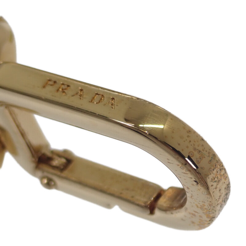 プラダ PRADA ブリック 2VH070 ショルダーバッグ レザー ゴールド ゴールド金具 メンズ レディース【中古】【Aランク】