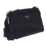 プラダ PRADA Re-Nylon バッグ 1BC421 ショルダーバッグ ナイロン ブラック シルバー金具 メンズ レディース ユニセックス【中古】【Aランク】