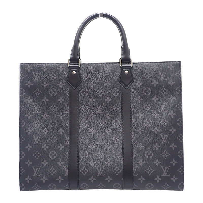 ルイヴィトン LOUIS VUITTON サックプラ 24H M47059 モノグラム 2WAYバッグ ショルダーバッグ レザー モノグラム エクリプス キャンバス ブラック メンズ【中古】【Aランク】