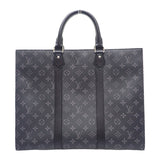 ルイヴィトン LOUIS VUITTON サックプラ 24H M47059 モノグラム 2WAYバッグ ショルダーバッグ レザー モノグラム エクリプス キャンバス ブラック メンズ【中古】【Aランク】