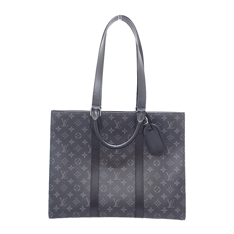 ルイヴィトン LOUIS VUITTON サックプラ 24H M47059 モノグラム 2WAYバッグ ショルダーバッグ レザー モノグラム エクリプス キャンバス ブラック メンズ【中古】【Aランク】