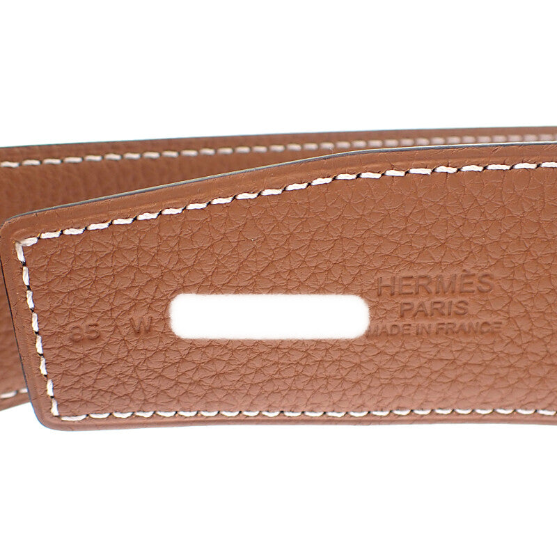 エルメス HERMES H コンスタンス 85 W刻印 H077971CAAA085 ベルト ボックスカーフ トゴ ブラック ゴールド金具 レディース【中古】【SAランク】