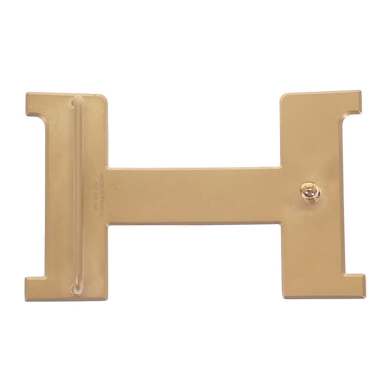 エルメス HERMES H コンスタンス 85 W刻印 H077971CAAA085 ベルト ボックスカーフ トゴ ブラック ゴールド金具 レディース【中古】【SAランク】