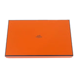 エルメス HERMES ベアンスフレ 長財布 ヴォーエプソン ブルーアトール シルバー金具 レディース【中古】【SAランク】