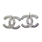 シャネル CHANEL ココマーク D15V ピアス メタル クリスタル シルバー レディース【中古】【ABランク】