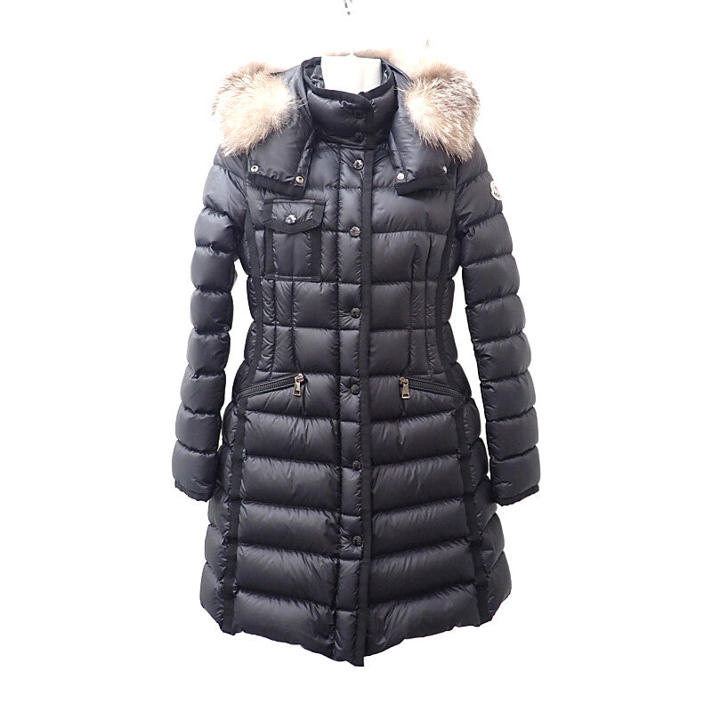 【商談中/対象者以外注文不可】モンクレール MONCLER ロング 0 F20931C51601_53048 ダウンジャケット ナイロン ブラック レディース【中古】【ABランク】