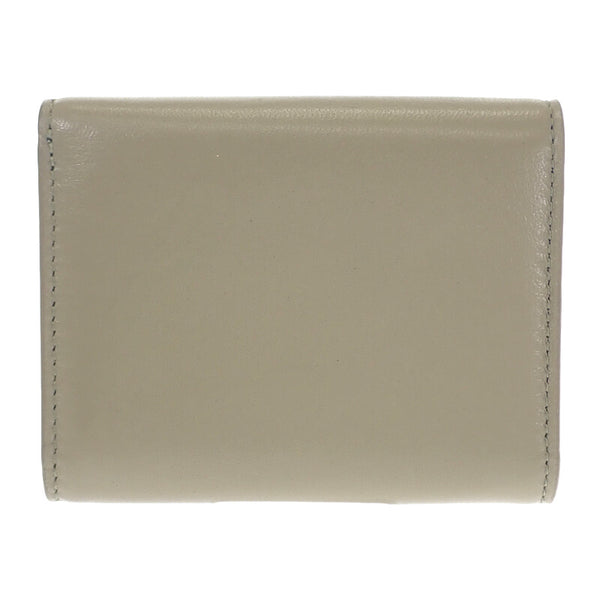 ロエベ LOEWE パファー アナグラムトライフォールド ウォレット C821TR2X10 三つ折り財布 シャイニーナパカーフスキン ユーカリグリーン ゴールド金具 レディース【中古】【Aランク】