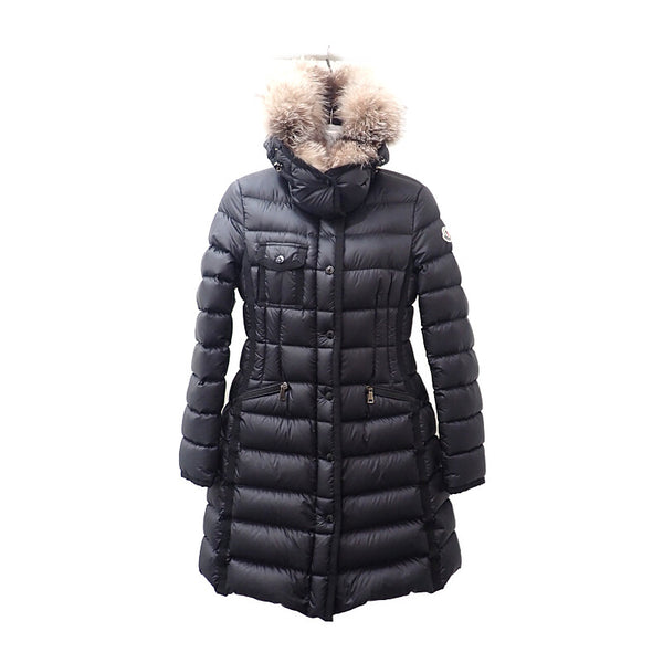 モンクレール MONCLER ロング 0 F20931C51601_53048 ダウンジャケット ナイロン ブラック レディース【中古】【ABランク】