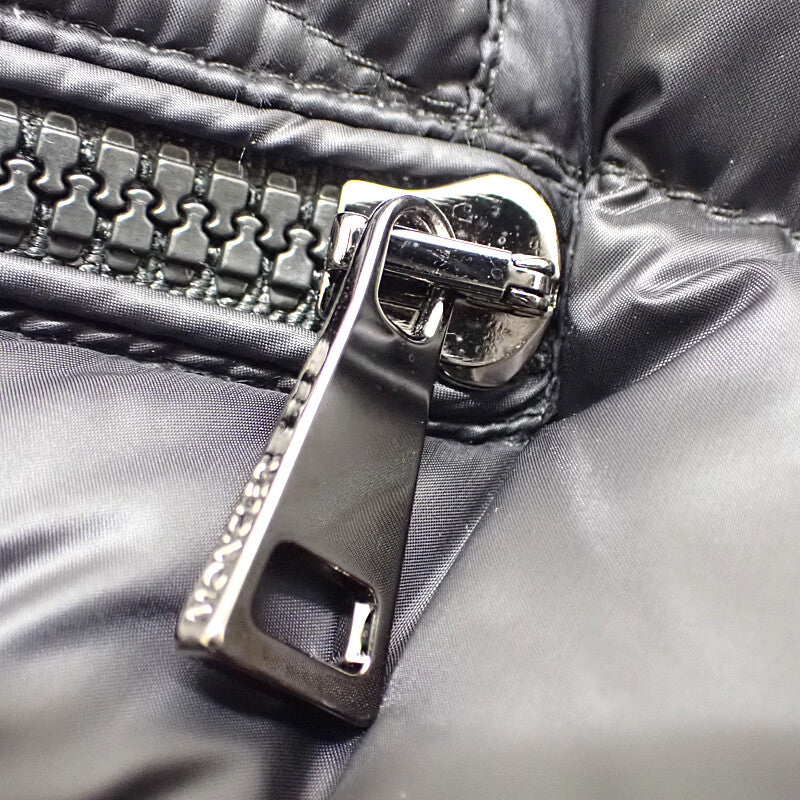 モンクレール MONCLER ロング 0 F20931C51601_53048 ダウンジャケット ナイロン ブラック レディース【中古】【ABランク】