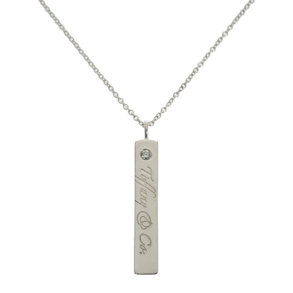 ティファニー TIFFANY&Co. ノーツ バーペンダント ネックレス シルバー925 レディース【中古】【Aランク】