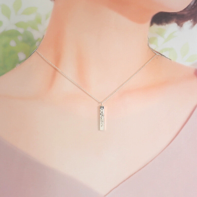 ティファニー TIFFANY&Co. ノーツ バーペンダント ネックレス シルバー925 レディース【中古】【Aランク】