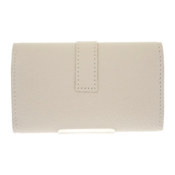 サンローラン SAINT LAURENT YSLラインキーケース 693749 B680J 9207 キーケース カーフ メタル アイボリー ゴールド金具 レディース【中古】【Aランク】