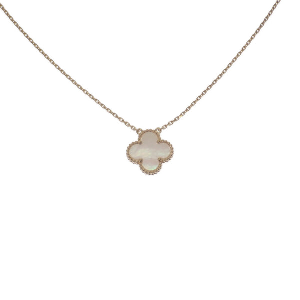 ヴァンクリーフ＆アーペル Van Cleef & Arpels ヴィンテージ アルハンブラ VCARA45900 ネックレス K18イエローゴールド マザーオブパール レディース【中古】【Aランク】
