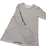 クロムハーツ CHROME HEARTS サーマル ロングスリーブ L 4.08E+11 長袖Ｔシャツ コットン ポリエステル グレー メンズ【中古】【ABランク】