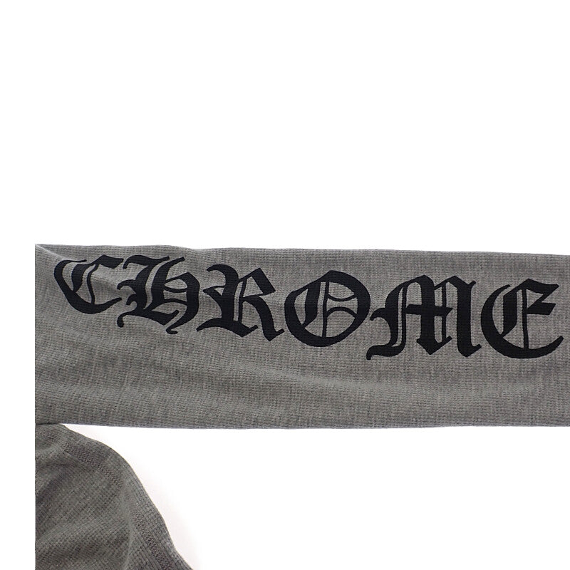 クロムハーツ CHROME HEARTS サーマル ロングスリーブ L 4.08E+11 長袖Ｔシャツ コットン ポリエステル グレー メンズ【中古】【ABランク】