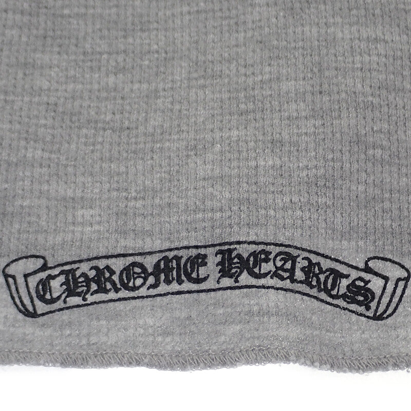 クロムハーツ CHROME HEARTS サーマル ロングスリーブ L 4.08E+11 長袖Ｔシャツ コットン ポリエステル グレー メンズ【中古】【ABランク】