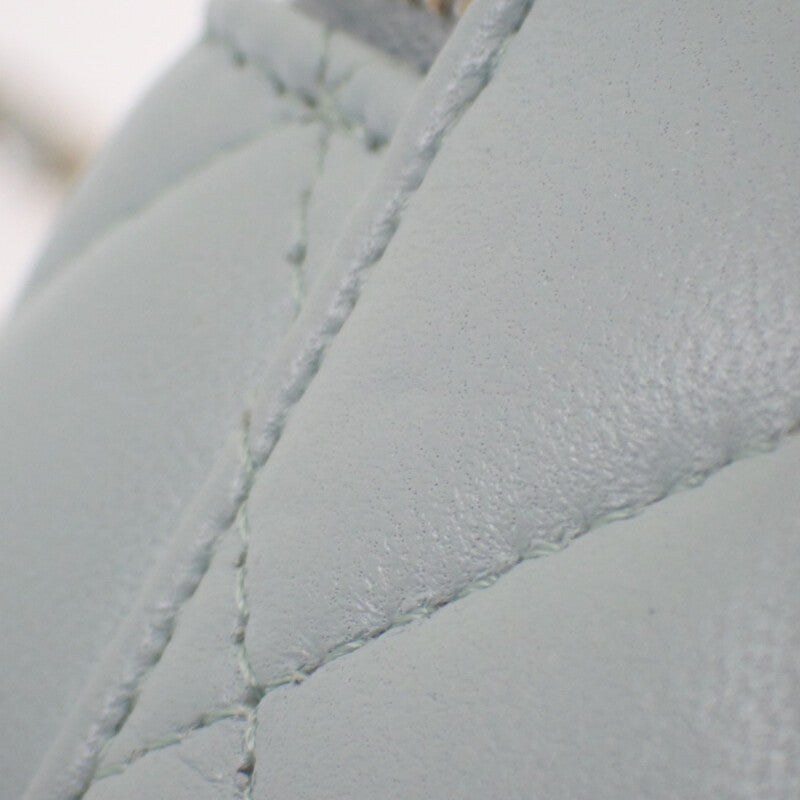 シャネル CHANEL バニティ チェーンショルダー AP2199 2WAYバッグ ラムスキン ライトブルー ゴールド金具 レディース【中古】【Aランク】