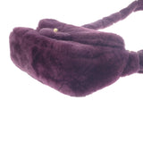 シャネル CHANEL シアリング フラップバッグ AS3354B08467 ショルダーバッグ ラムスキン シアリング パープル ゴールド金具 レディース【中古】【Aランク】