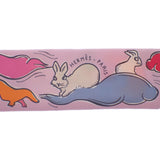 エルメス HERMES ツイリー MILLE ET UN LAPINS 千と一のウサギ 064007S 03 スカーフ シルク パープル レディース【中古】【SAランク】