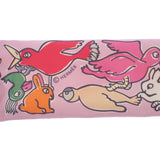 エルメス HERMES ツイリー MILLE ET UN LAPINS 千と一のウサギ 064007S 03 スカーフ シルク パープル レディース【中古】【SAランク】