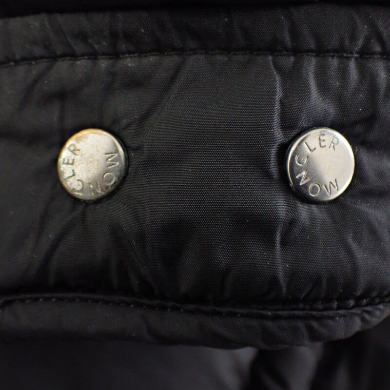 モンクレール MONCLER MAYAF ショート 2 H20911A00270 5968E ダウンジャケット ナイロン ダウン フェザー ブラック メンズ【中古】【ABランク】