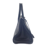 エルメス HERMES バーキン 30 ハンドバッグ トゴ ブラック シルバー金具 レディース【中古】【ABランク】