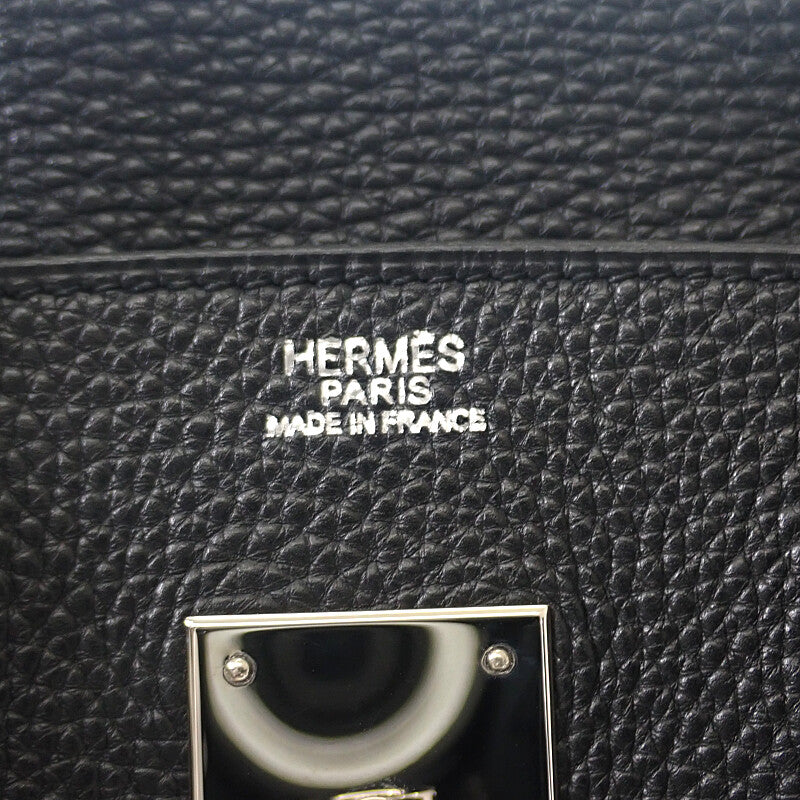 エルメス HERMES バーキン 30 ハンドバッグ トゴ ブラック シルバー金具 レディース【中古】【ABランク】