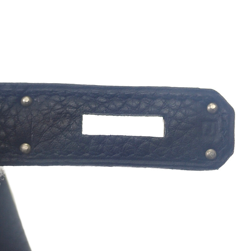 エルメス HERMES バーキン 30 ハンドバッグ トゴ ブラック シルバー金具 レディース【中古】【ABランク】