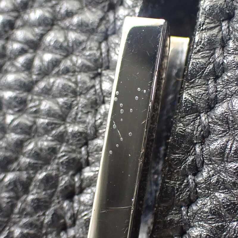 エルメス HERMES バーキン 30 ハンドバッグ トゴ ブラック シルバー金具 レディース【中古】【ABランク】