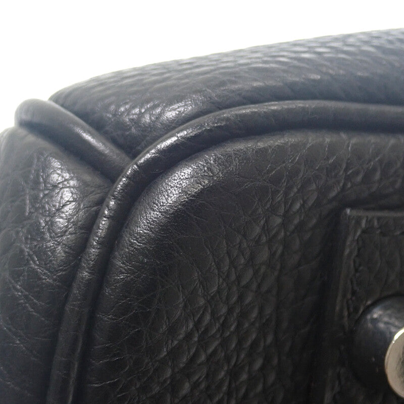 エルメス HERMES バーキン 30 ハンドバッグ トゴ ブラック シルバー金具 レディース【中古】【ABランク】