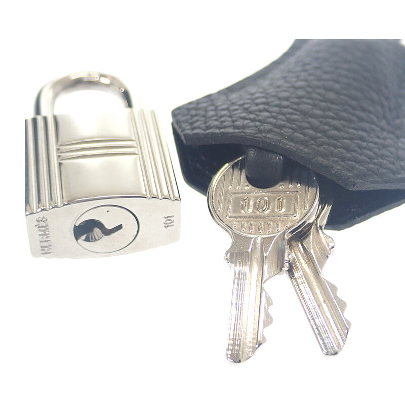 エルメス HERMES バーキン 30 ハンドバッグ トゴ ブラック シルバー金具 レディース【中古】【ABランク】